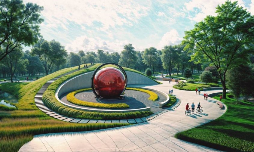 Реконструкция городского парка культуры и отдыха в г. Благовещенск