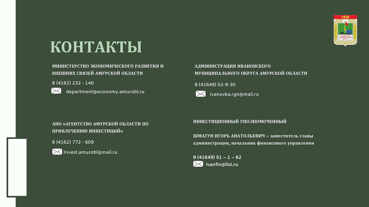 Инвестиционный профиль